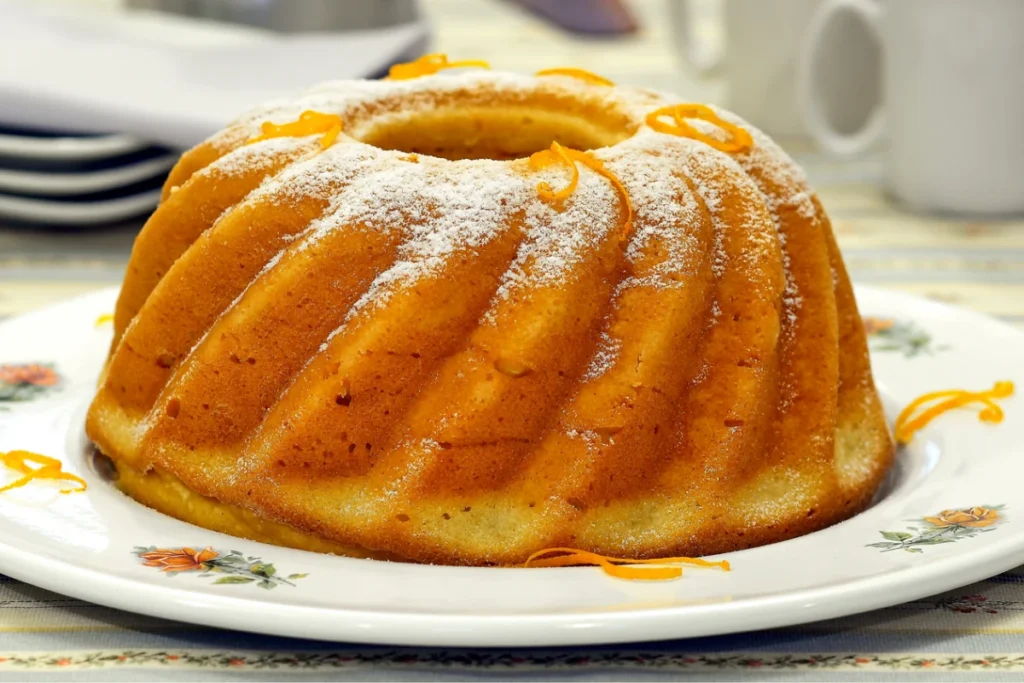 Bolo de laranja vegano