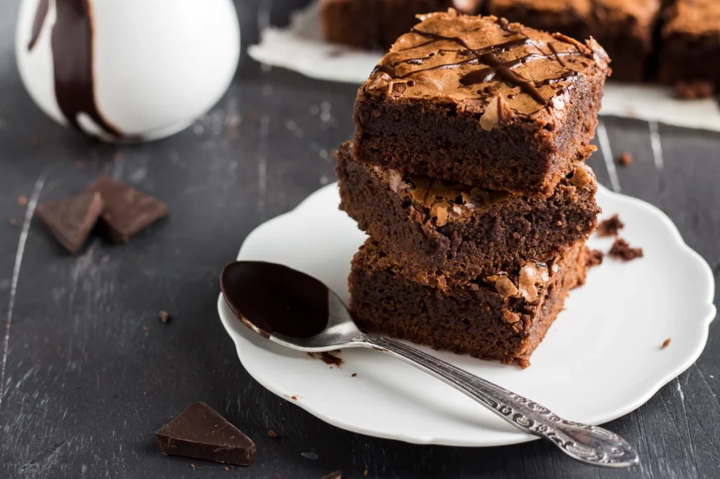 Bolo de chocolate para o Natal